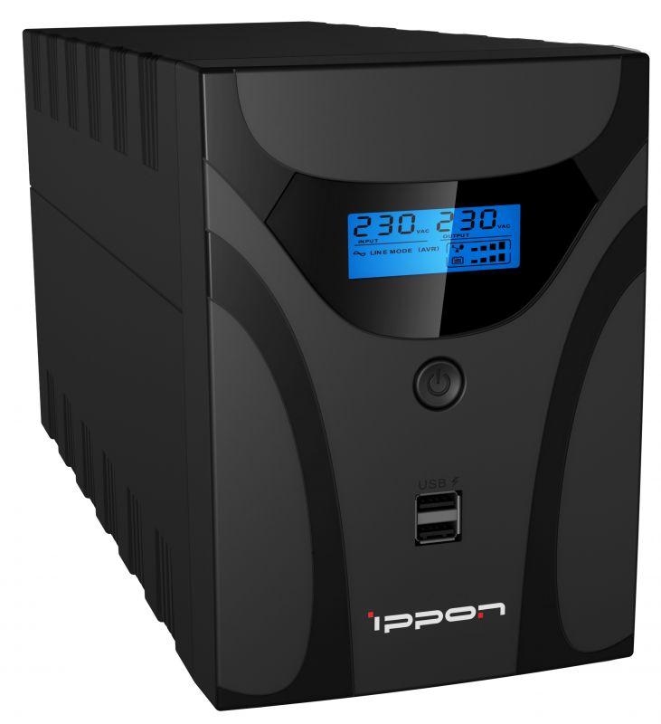 Источник бесперебойного питания Ippon Smart Power Pro II Euro 1200 - фото 1 - id-p223961116
