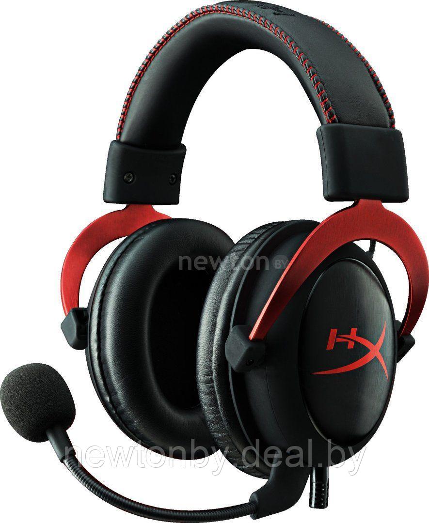 Наушники с микрофоном  HyperX Cloud II (красный)