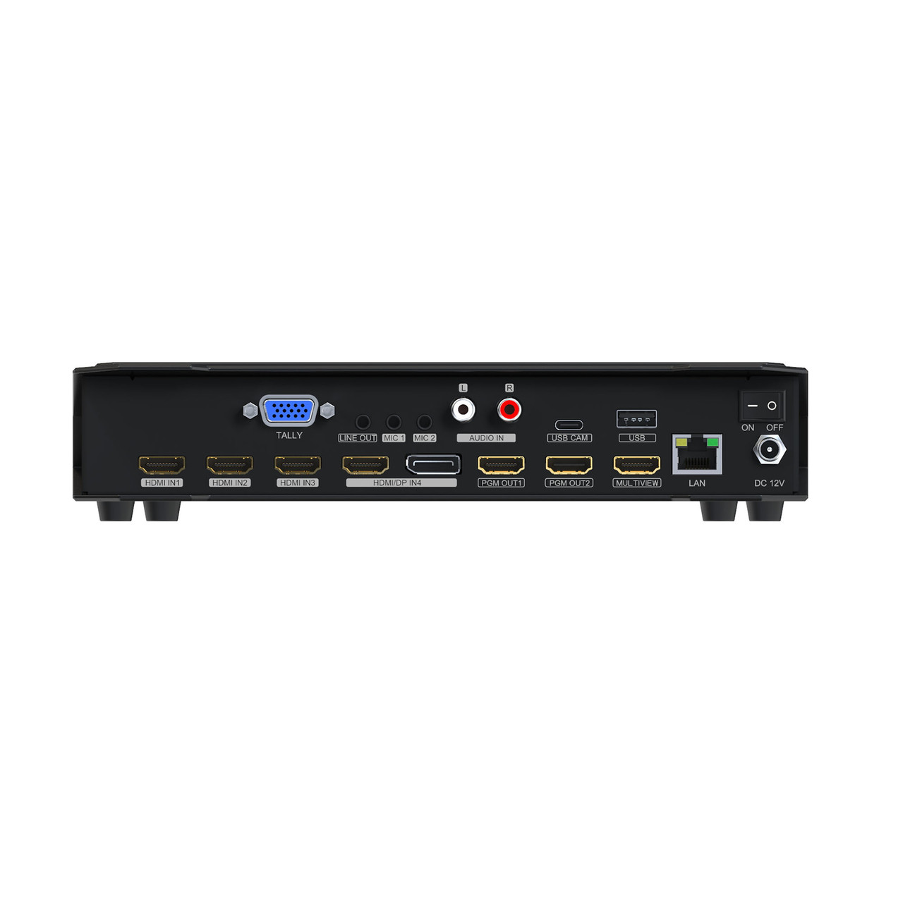 Видеомикшер-стример AVMATRIX HVS0401E компактный 4CH HDMI/DP USB/LAN - фото 3 - id-p223974492