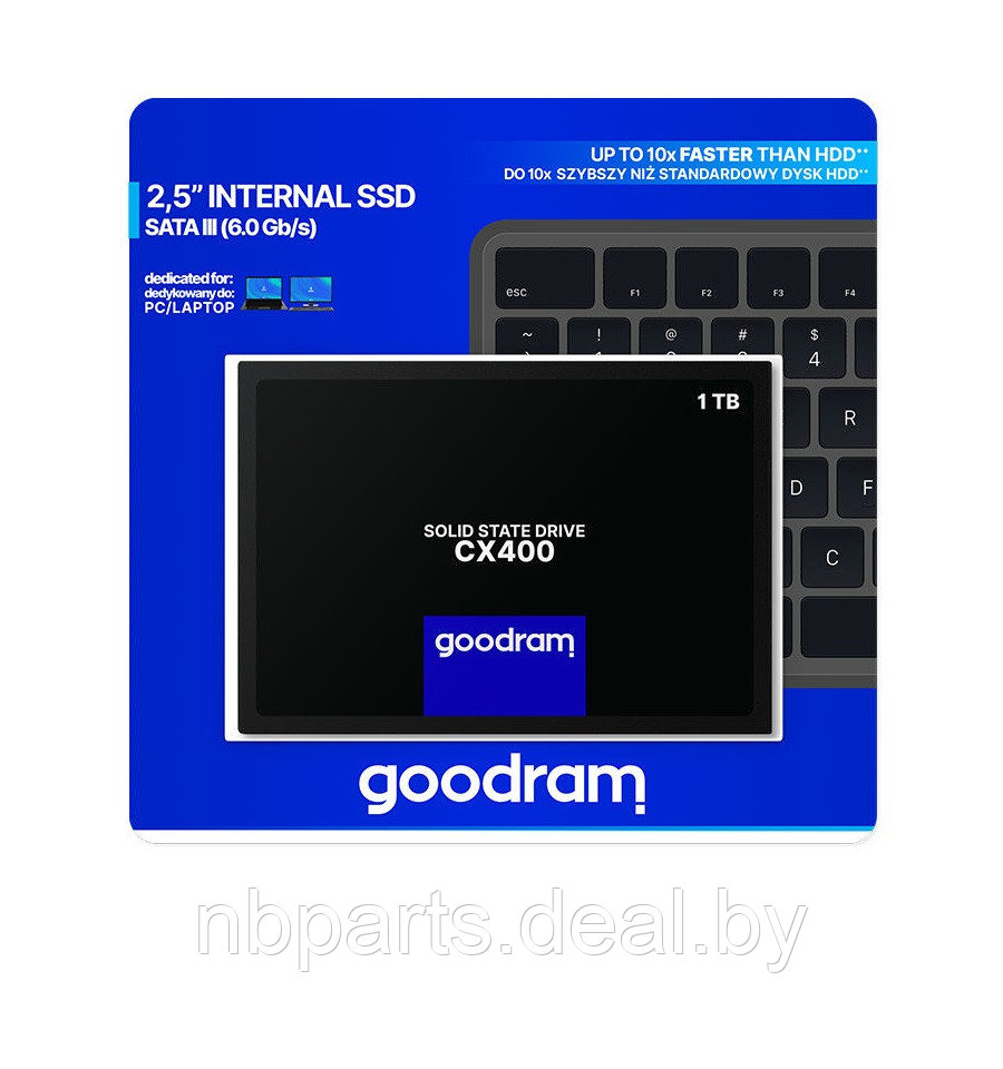 SSD накопитель GOODRAM CX400 gen.2 512GB SSDPR-CX400-512-G2