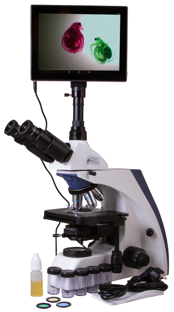 Микроскоп цифровой Levenhuk MED D30T LCD, тринокулярный - фото 2 - id-p106004499