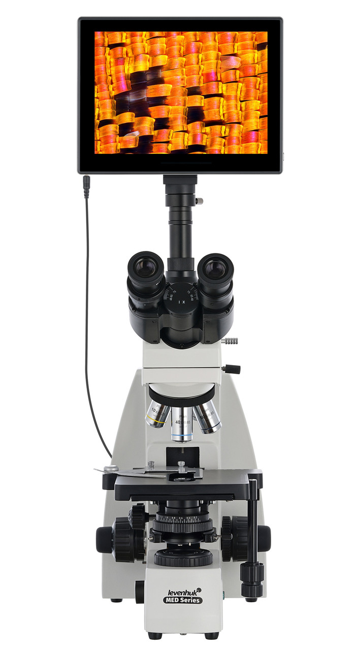 Микроскоп цифровой Levenhuk MED D40T LCD, тринокулярный - фото 4 - id-p106004507