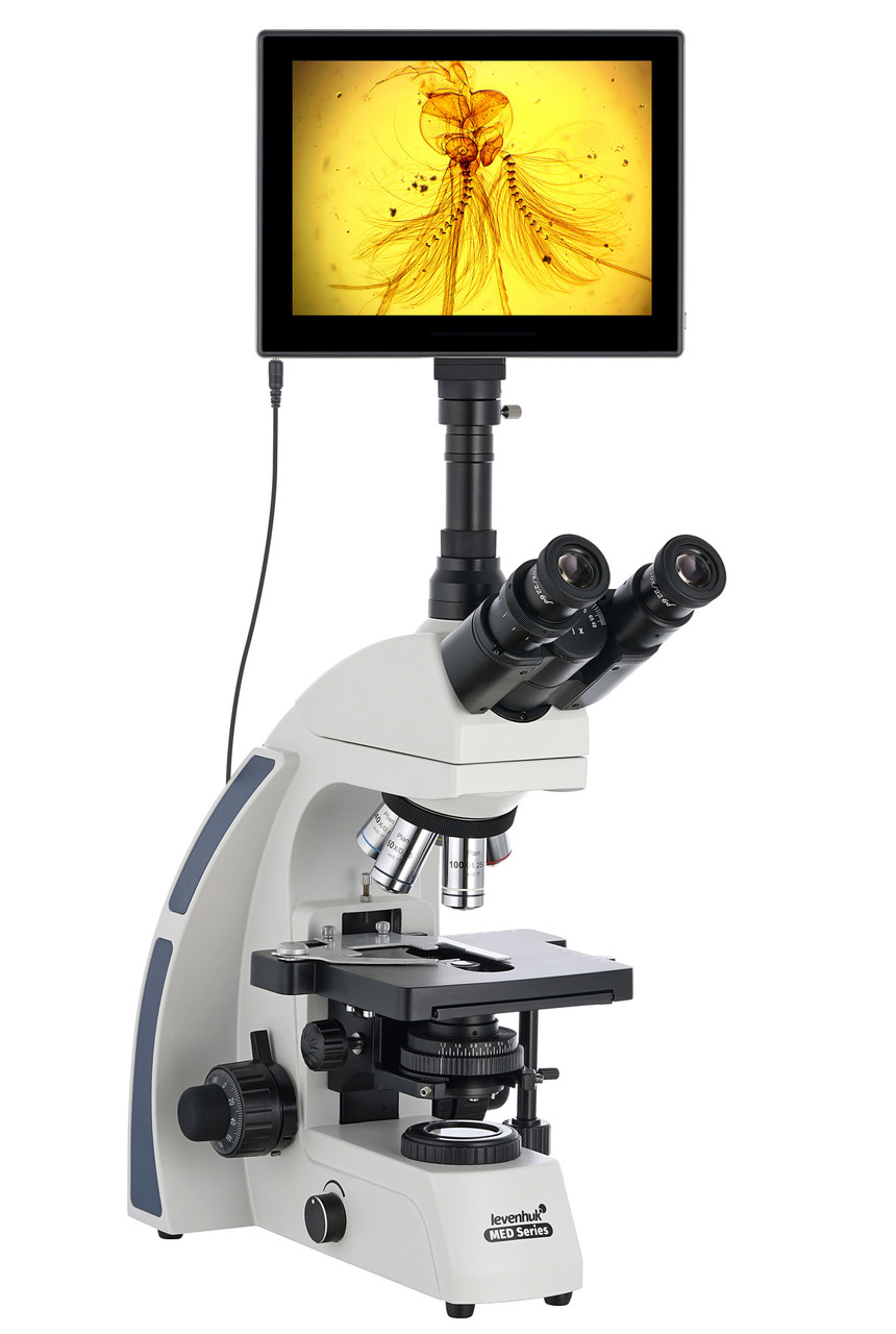 Микроскоп цифровой Levenhuk MED D40T LCD, тринокулярный - фото 5 - id-p106004507