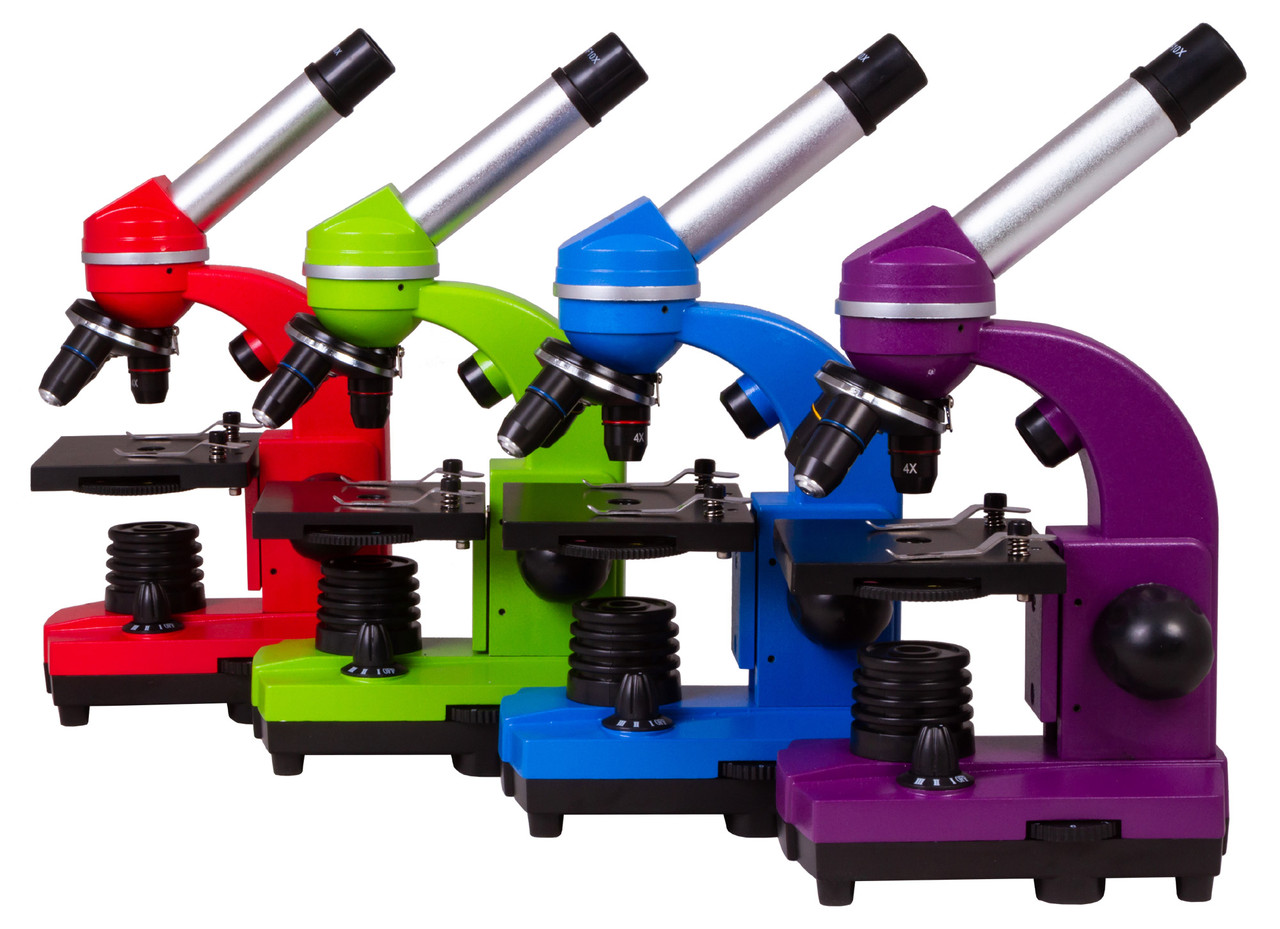 Микроскоп Bresser Junior Biolux SEL 40 1600x, фиолетовый - фото 2 - id-p129077455