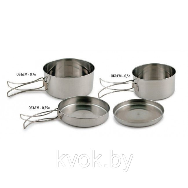 Набор посуды Comfortika Family 4 предмета 0.5 л/ 0.7 л - фото 1 - id-p223995166
