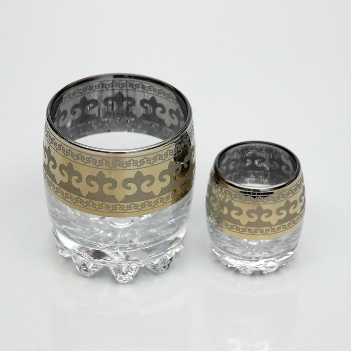 Мини-бар 6 предметов стаканы+стопки, Византия 250/50 мл - фото 4 - id-p223997700