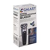 Электробритва Galaxy GL 4209, 5 Вт, АКБ, роторная, триммер, цвет серебро, фото 8