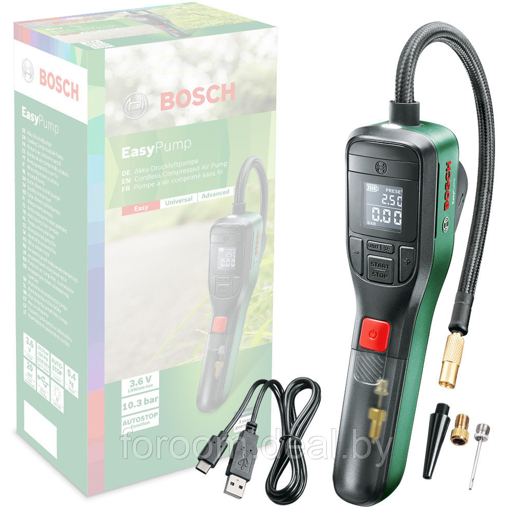 Насос аккумуляторный EasyPump BOSCH (0603947000) - фото 1 - id-p223997547