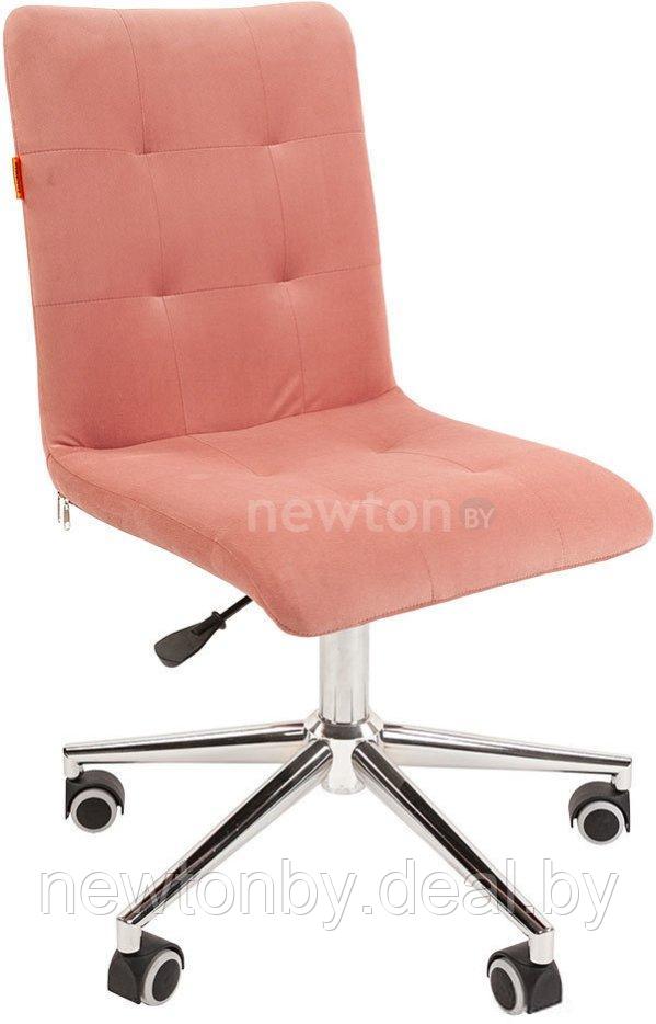Кресло CHAIRMAN 030 Chrome (велюр, розовый) - фото 1 - id-p223998920