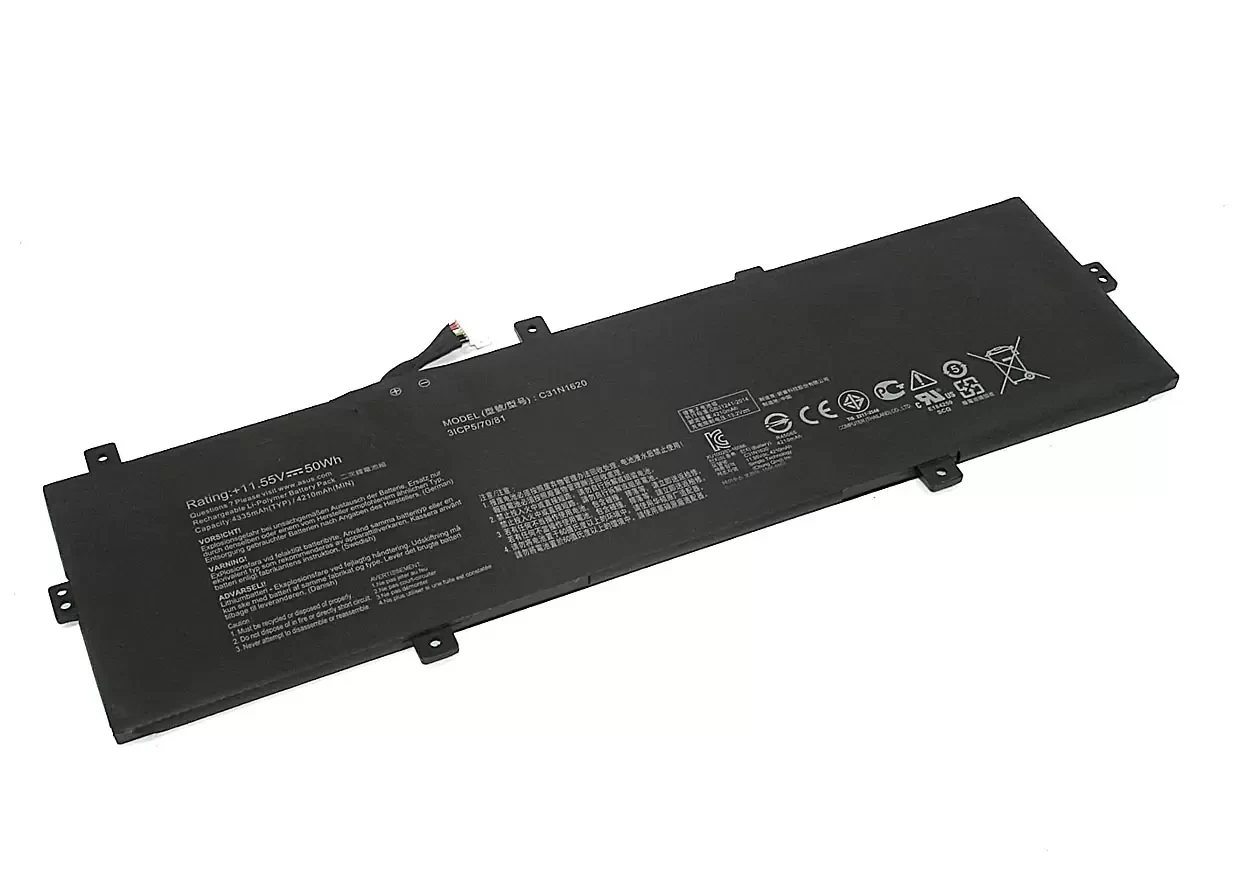 Аккумулятор (батарея) C31N1620 для ноутбука Asus UX430 11.55В, 4210мАч - фото 1 - id-p223999785