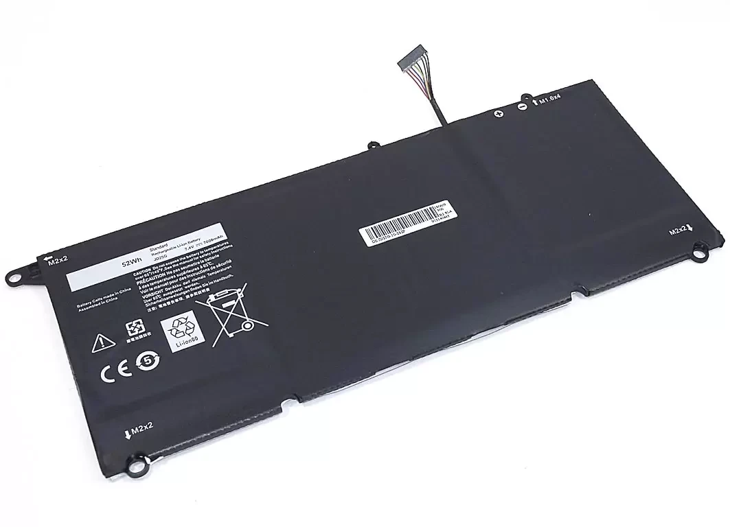 Аккумулятор (батарея) JD25G для ноутбука Dell XPS 13 9343 9350, 7.4В, 52Wh, 7000мАч, черный (OEM) - фото 1 - id-p223999789