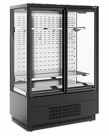 Витрина холодильная пристенная Carboma Cube Flesh 2 FC20-07 VV 1,0-1 STANDARD фронт X7 (-5 +5) (9005-0430)