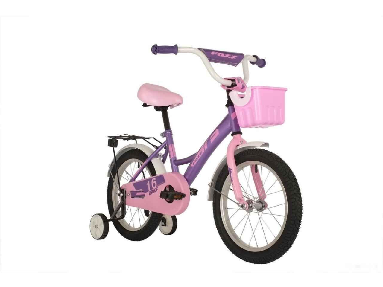 Детский велосипед Foxx BRIEF 16 фиолетовый - фото 2 - id-p224002899