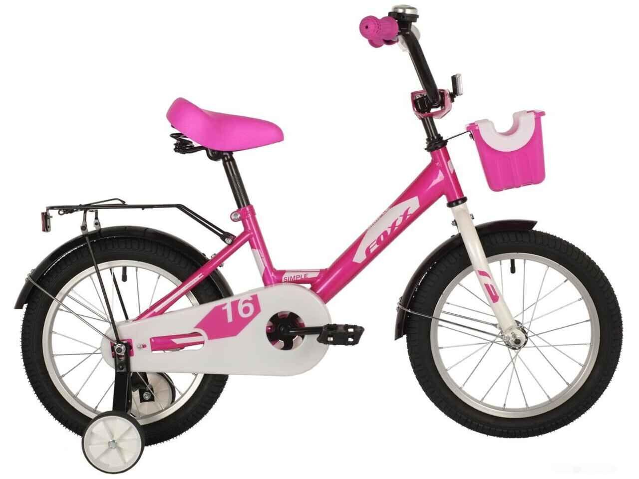 Детский велосипед Foxx Simple 16 розовый - фото 1 - id-p224003118