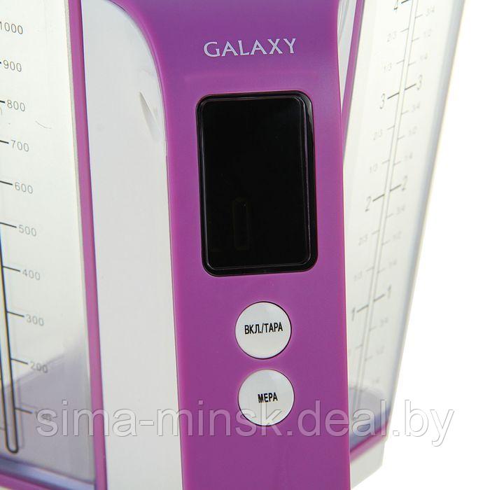 Весы кухонные Galaxy GL 2805, электронные, до 2 кг, LCD-дисплей, фиолетовые - фото 2 - id-p224003355