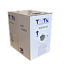TWT UTP cat.5e 24AWG витая пара кабель информационный интернет медный LSZH белый, 305 метров, фото 3