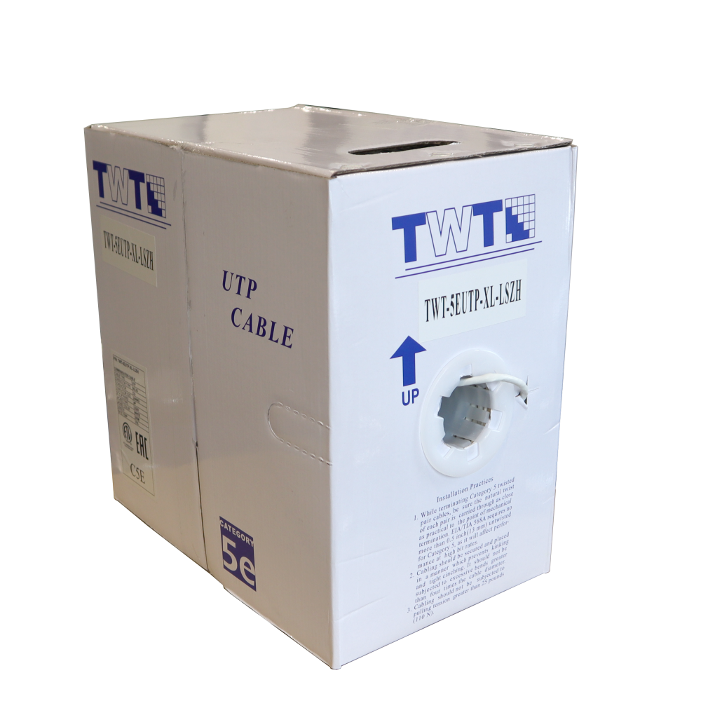 TWT UTP cat.5e 24AWG витая пара уличный кабель информационный интернет медный outdoor, 305 метров - фото 2 - id-p223905233