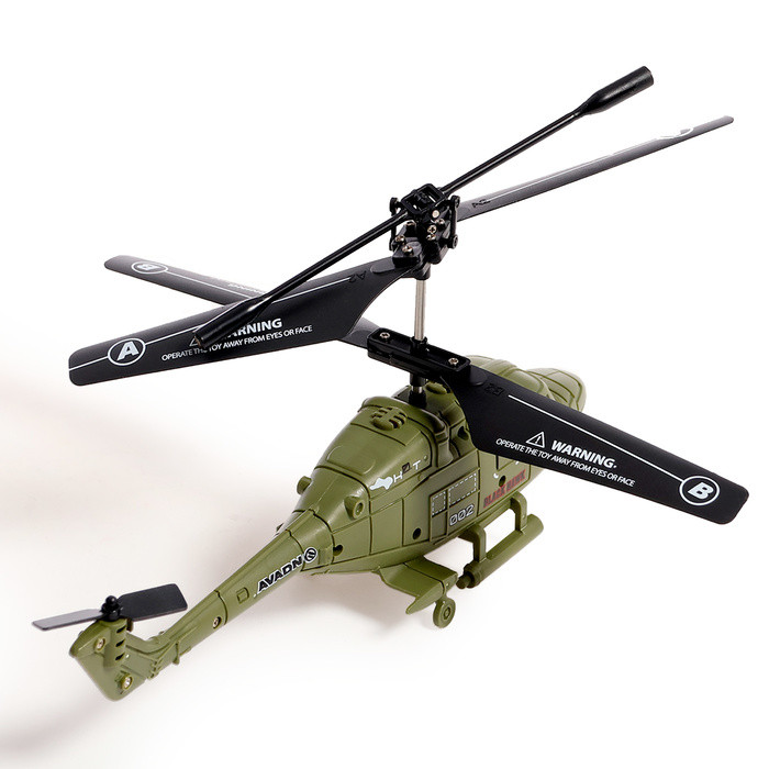 АВТОГРАД Вертолёт радиоуправляемый "Армия", цвет зеленый - фото 3 - id-p224004211