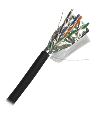 TWT FTP cat.5e 24AWG витая пара уличный кабель информационный интернет медный outdoor, 305 метров - фото 1 - id-p223905235