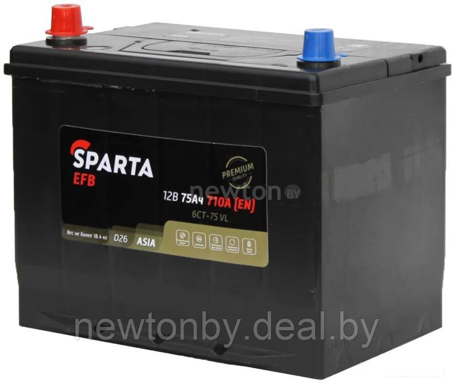 Автомобильный аккумулятор Sparta EFB Asia 6СТ-75 Рус 710A (75 А·ч) - фото 1 - id-p224004747
