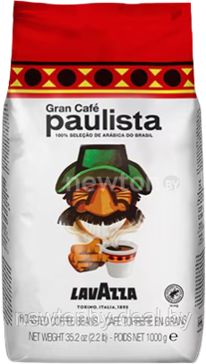 Кофе Lavazza Gran Cafe Paulista зерновой 1 кг - фото 1 - id-p224005006