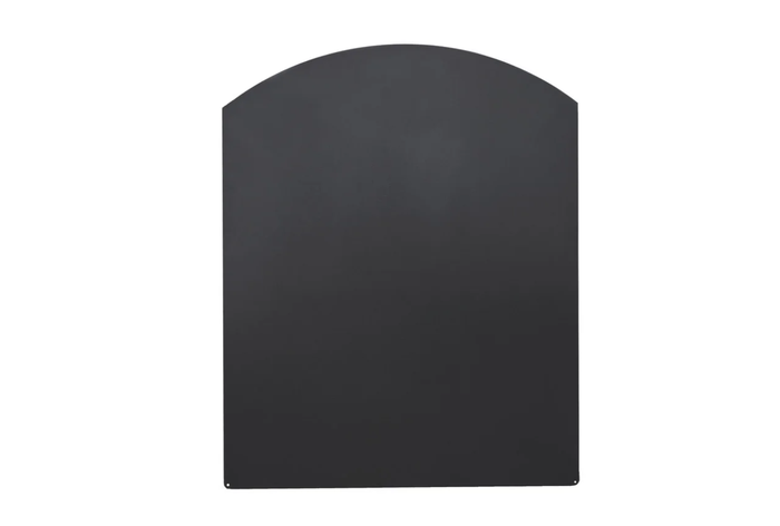 Лист под печь КПД черный LP07 2 мм 1200х1000 мм арка, фото 2