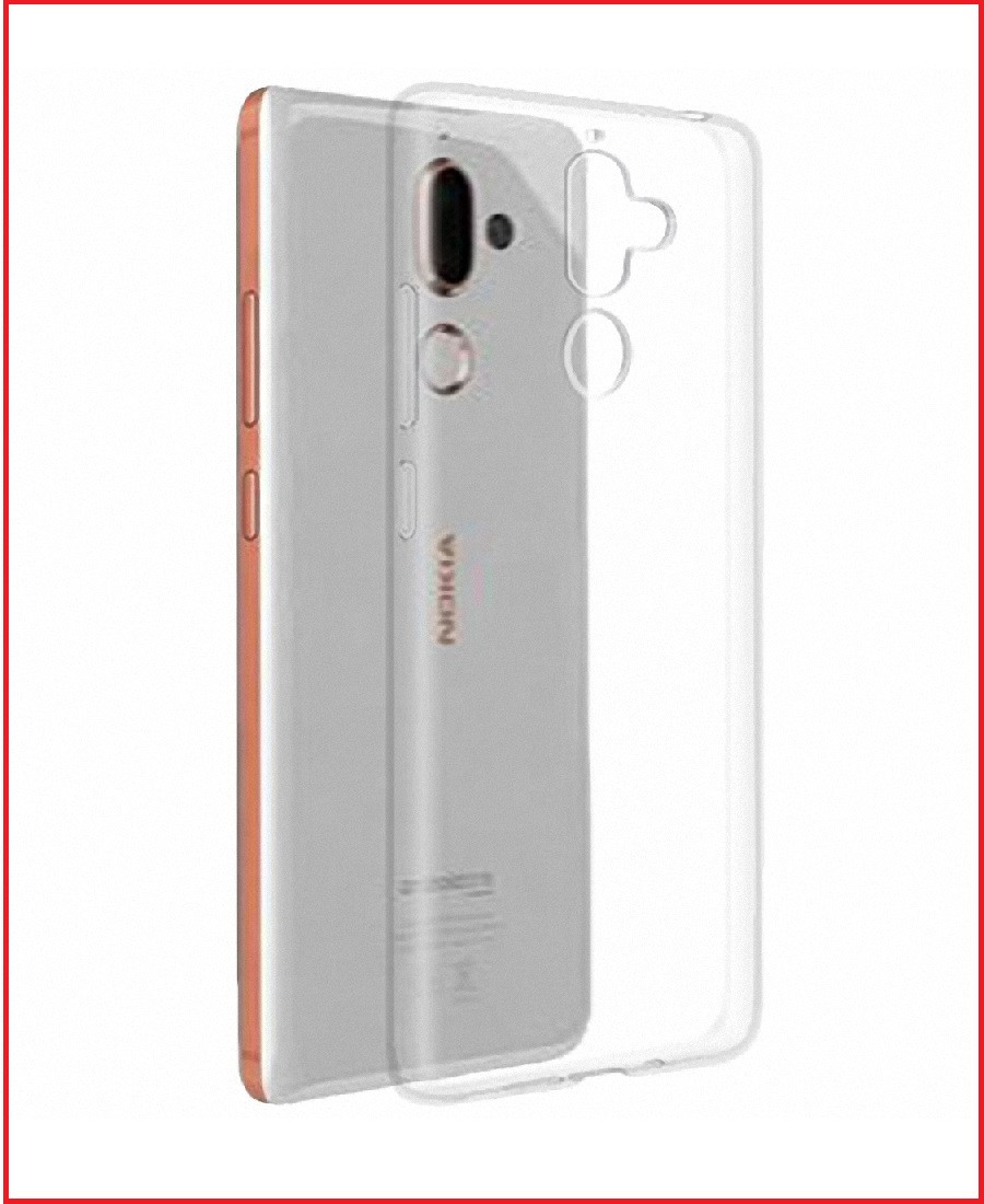 Чехол-накладка для Nokia 7 Plus (силикон) прозрачный - фото 1 - id-p78180618