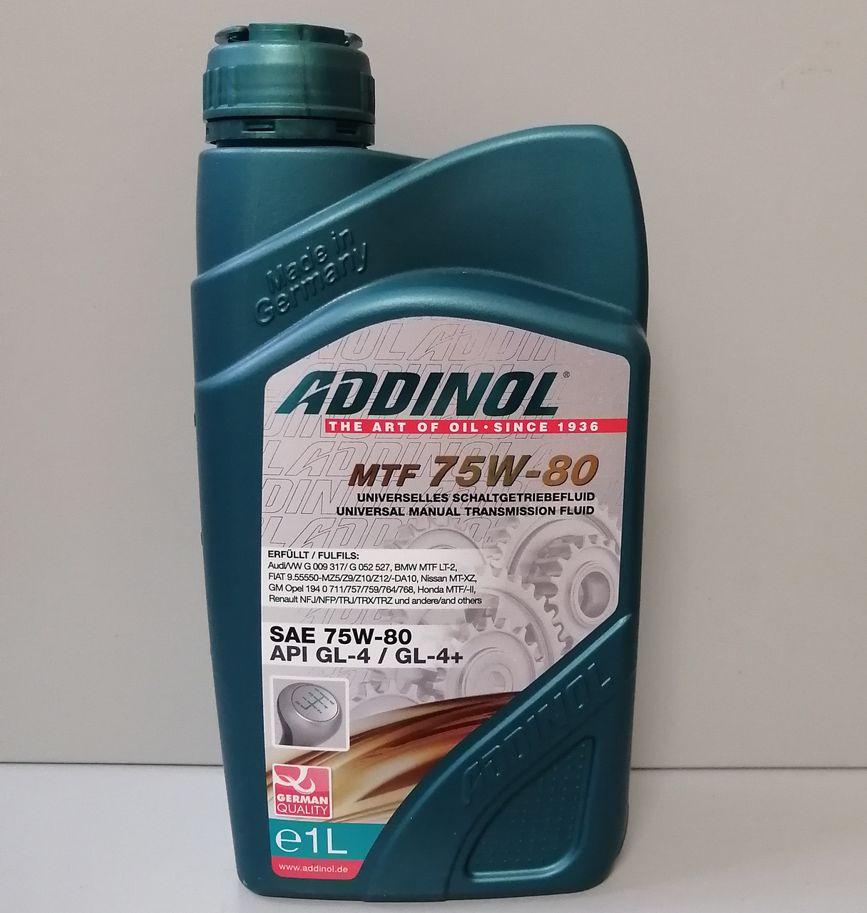 75W80 MTF ADDINOL Трансмиссионное масло GL-4, 1л: продажа, цена в ...