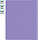 Папка на 2-х кольцах Бюрократ Pastel PAST0812/2RVIO A4 пластик 0.5мм кор.27мм торц.карм с бум. встав фиолетовы, фото 2