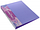 Папка на 2-х кольцах Бюрократ Pastel PAST0812/2RVIO A4 пластик 0.5мм кор.27мм торц.карм с бум. встав фиолетовы, фото 4