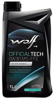Моторное масло WOLF OfficialTech MS-FFE 0W30 / 65618/1