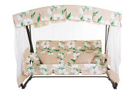 Садовые качели "Турин Премиум FLOWER" с1203