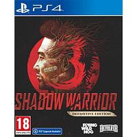 PS4 Уценённый диск обменный фонд Shadow Warrior для PlayStation 4 / Shadow Warrior ПС4