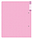 Папка на 2-х D-кольцах Бюрократ Gems GEM0812/2RPIN A4 пластик 0.7мм кор.32мм торц.карм с бум. встав розовый ам, фото 3