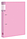 Папка на 2-х D-кольцах Бюрократ Gems GEM0812/2RPIN A4 пластик 0.7мм кор.32мм торц.карм с бум. встав розовый ам, фото 4