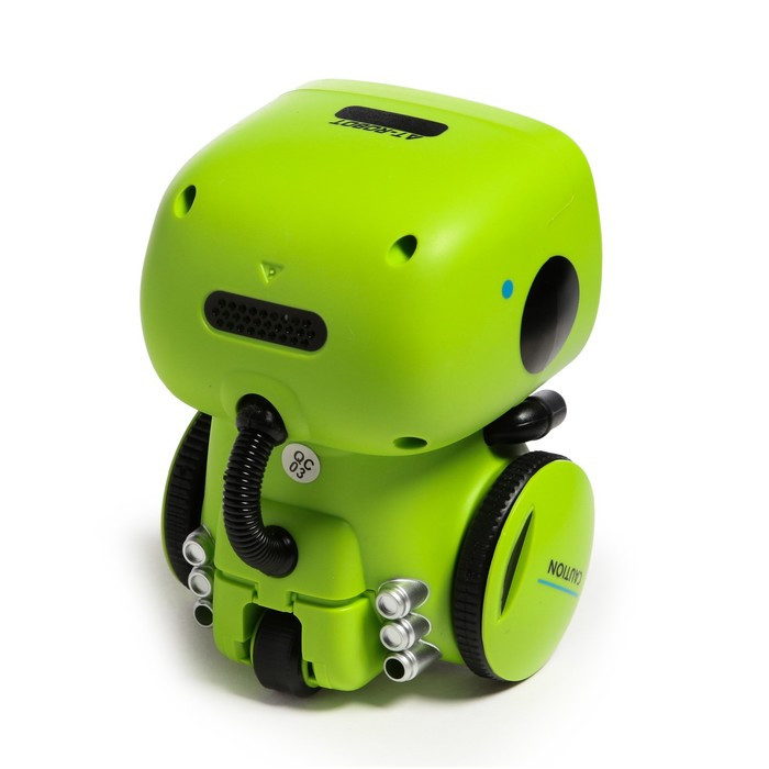 Робот интерактивный «Милый робот», световые и звуковые эффекты, русская озвучка, цвет зелёный - фото 3 - id-p224008279