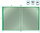 Папка с 20 прозр.вклад. Buro -ECB20GREEN A4 пластик 0.5мм зеленый, фото 3