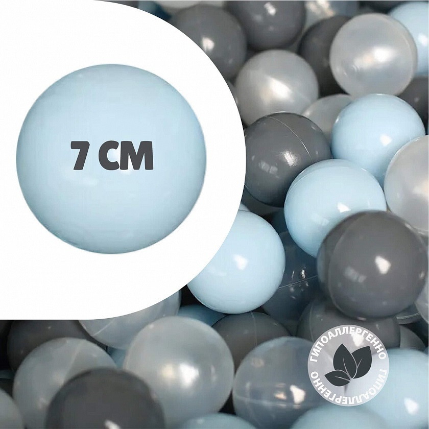 Набор шариков Romana Airball 150 шт Grey mix - фото 3 - id-p110627912