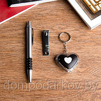 Подарочный набор, 3 предмета в коробке: ручка, брелок-фонарик, кусачки, фото 2