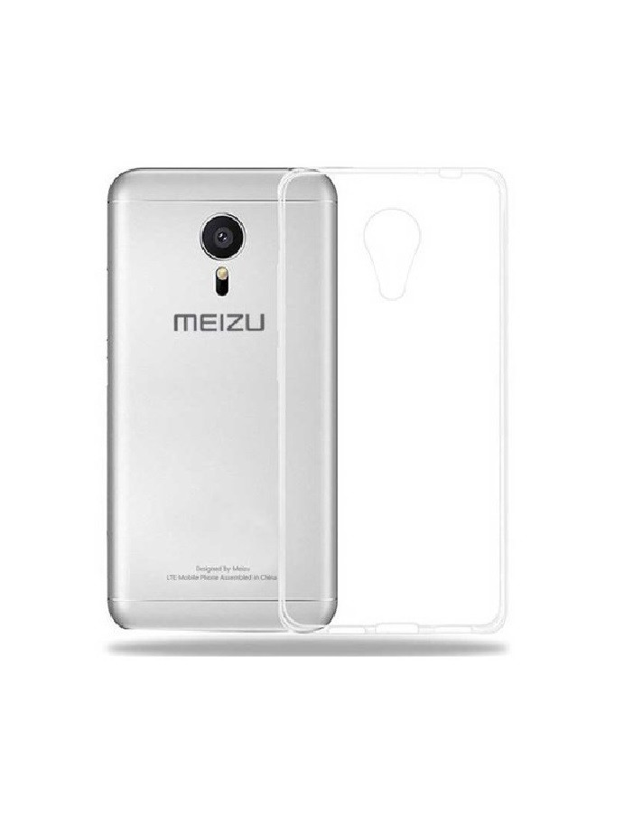 Чехол-накладка для Meizu M5 (силикон) прозрачный - фото 2 - id-p62093084
