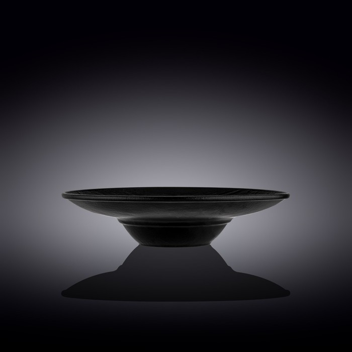 Тарелка глубокая Wilmax England Slate Stone, d=27 см, 250 мл, цвет чёрный сланец - фото 2 - id-p224008862