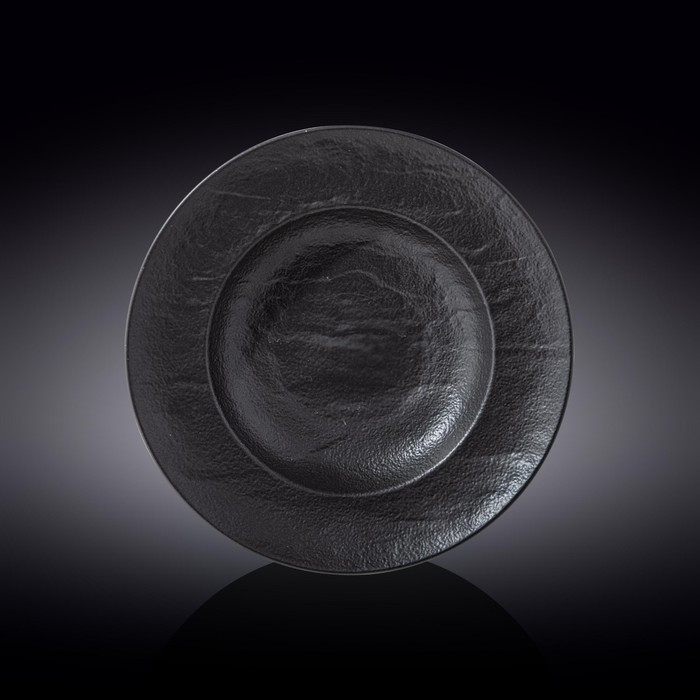 Тарелка глубокая Wilmax England Slate Stone, d=28.5 см, 500 мл, цвет чёрный сланец - фото 1 - id-p224009185