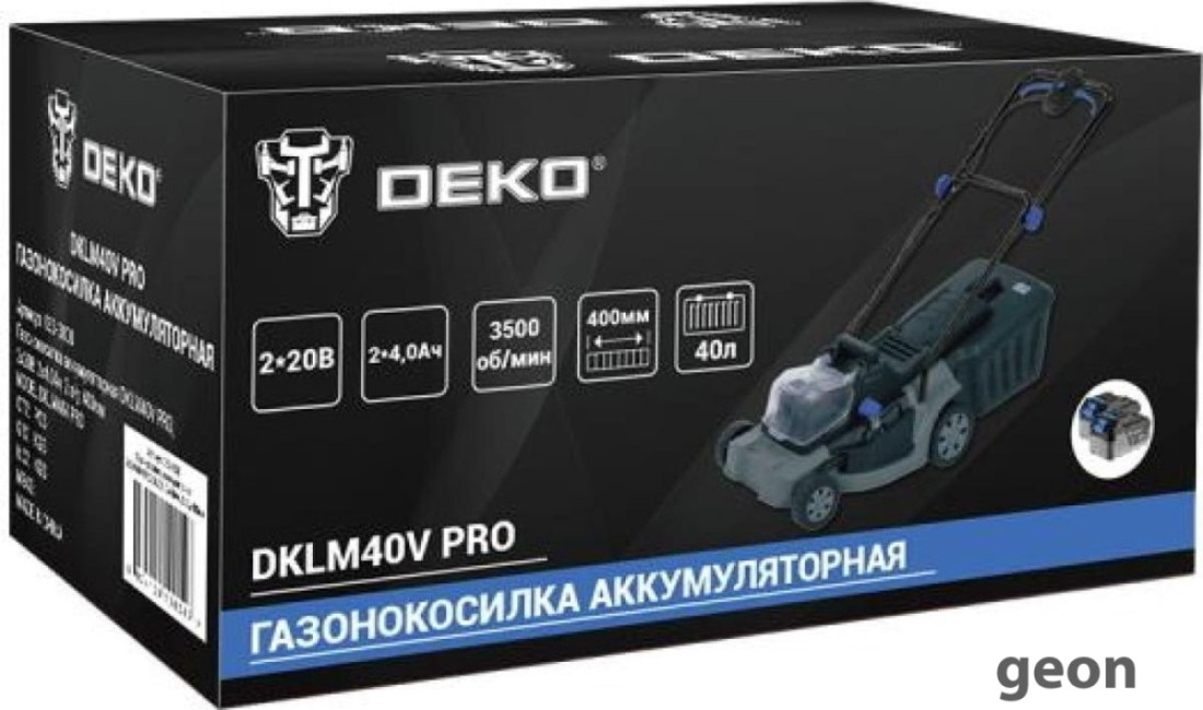Газонокосилка Deko DKLM40V Pro 063-3008 (с 2-мя АКБ) - фото 3 - id-p224009429
