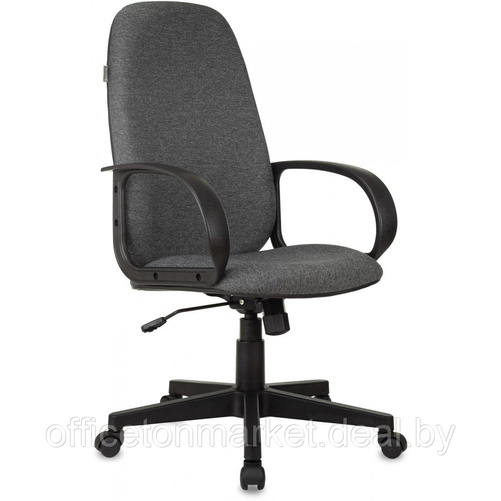 Кресло для руководителя "Бюрократ CH-808AXSN", ткань, пластик, темно-серый - фото 1 - id-p183689970