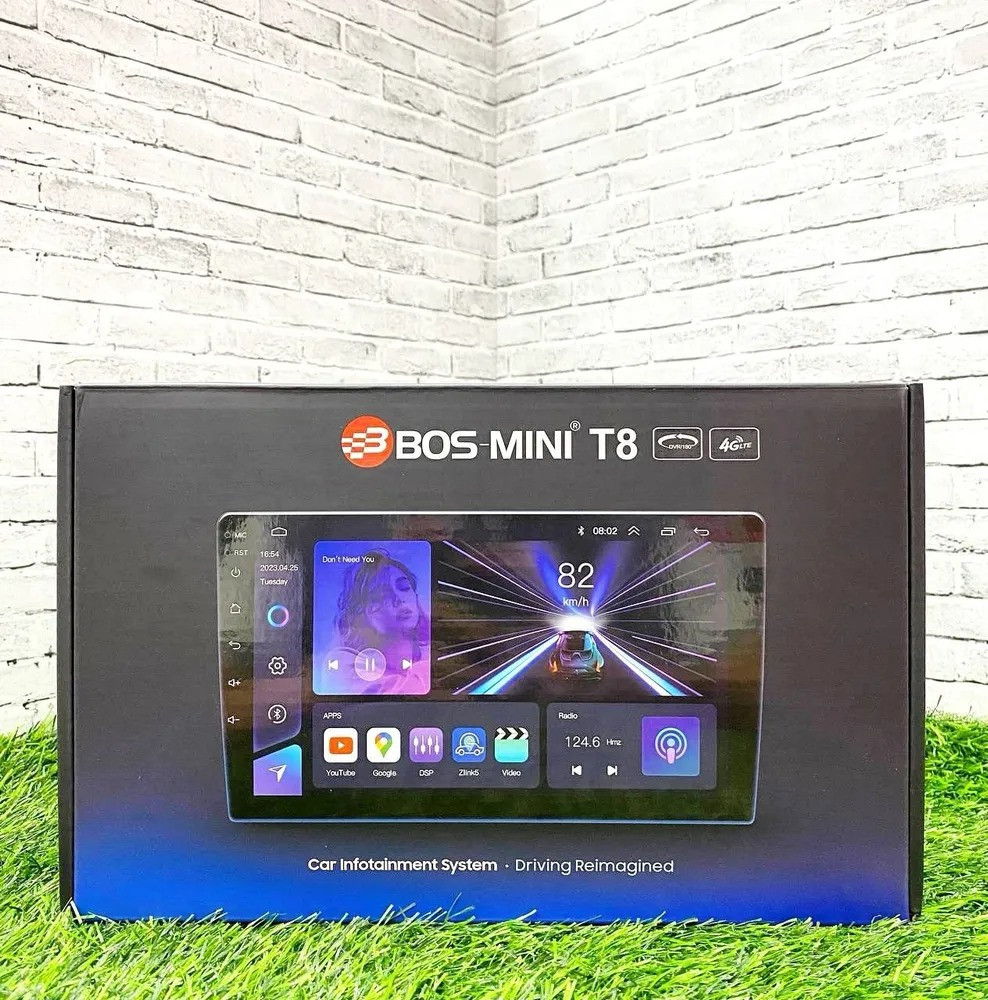 Автомагнитола BOS-MINI T8 Android универсальная/9 дюймов/Bluetooth/GPS/4G - фото 4 - id-p224011348