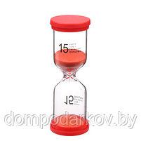 Песочные часы Happy time, на 15 минут, 4 х 11 см, микс, фото 5