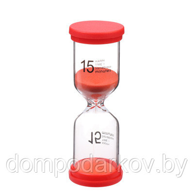 Песочные часы Happy time, на 15 минут, 4 х 11 см, микс - фото 5 - id-p203210865