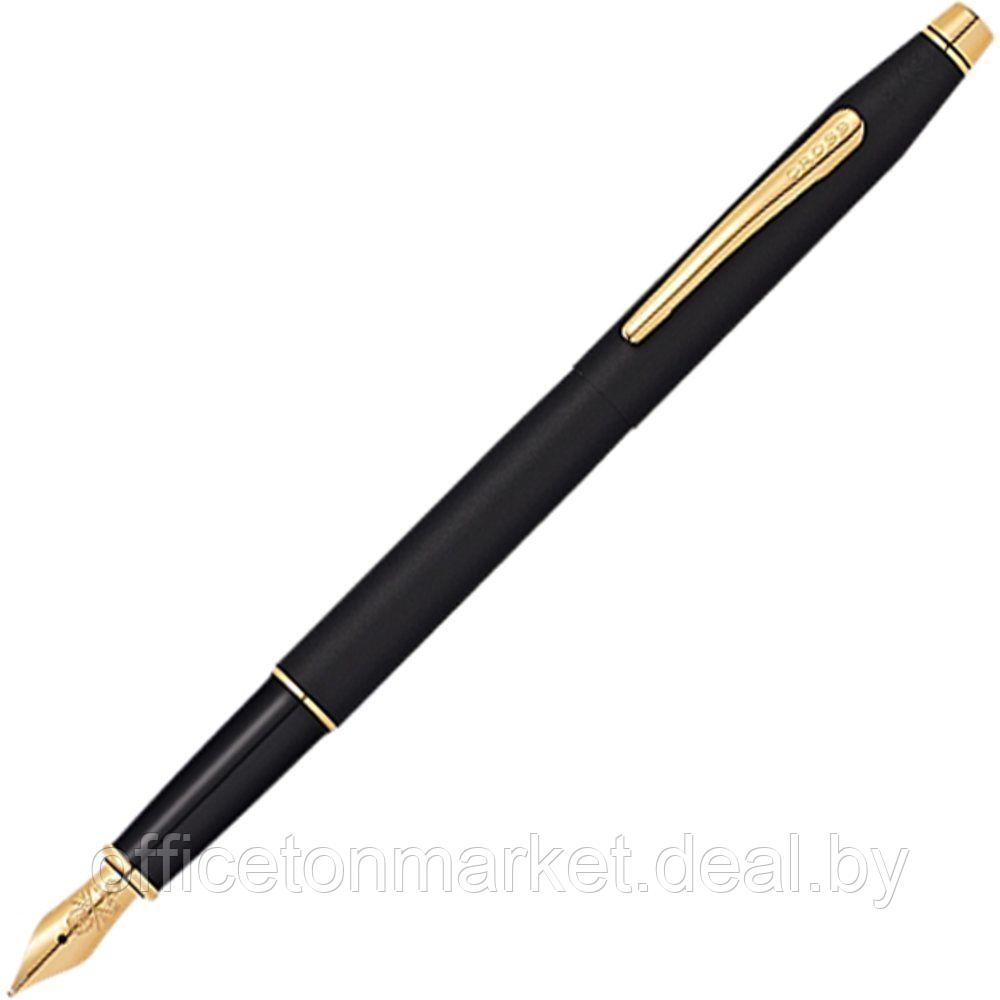 Ручка перьевая "Cross Classic Century Black", M, черный, золотистый, патрон черный - фото 1 - id-p218438516