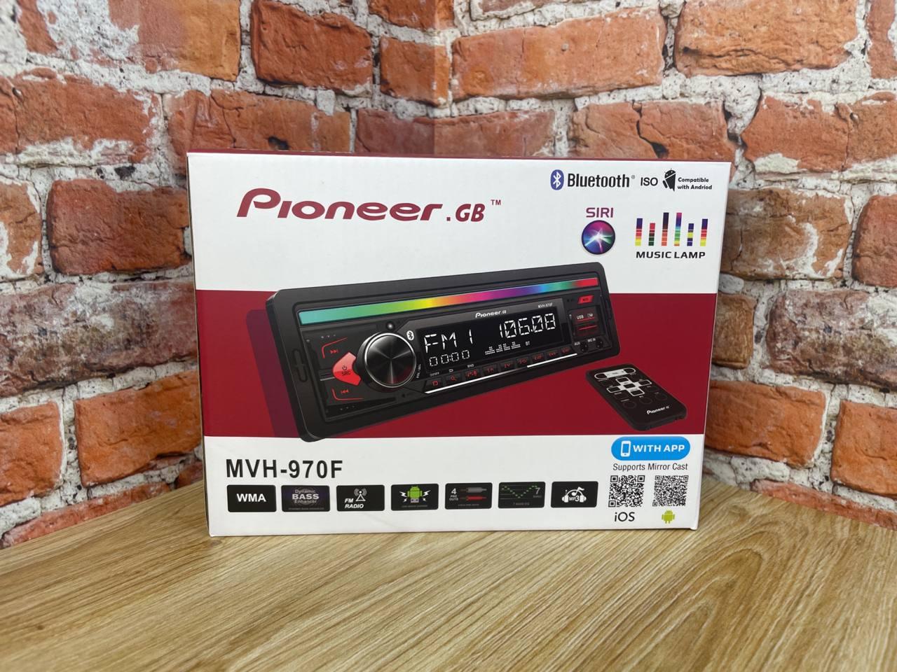 Автомагнитола PIONEER MVH-970F 1 DIN /Bluetooth AUX - фото 1 - id-p224011486