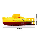 Подводная лодка радиоуправляемая «Гроза морей», свет, цвет жёлтый, фото 2